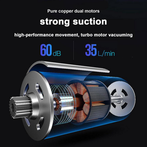 120W Cordless Handheld Vacuum Cleaner – Mini Portable for Car & Home