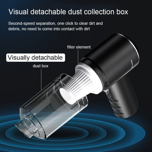 120W Cordless Handheld Vacuum Cleaner – Mini Portable for Car & Home