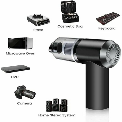 120W Cordless Handheld Vacuum Cleaner – Mini Portable for Car & Home