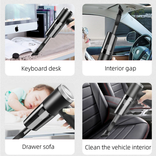 120W Cordless Handheld Vacuum Cleaner – Mini Portable for Car & Home