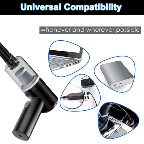 120W Cordless Handheld Vacuum Cleaner – Mini Portable for Car & Home
